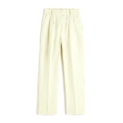 صورة بنطال بخصر عالي أزرق