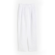 صورة بنطال بخصر عالي أزرق